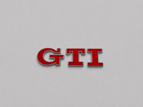 Gti badge emblem - rear, boot