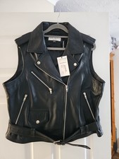 Leather Waist Coat/gilet