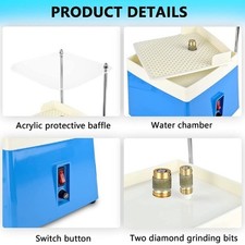 4200rpm stained glass grinder - glass,