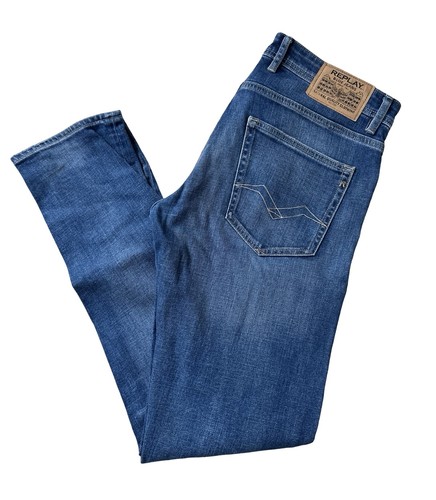 Replay jeans blue grover ma972 - blue,