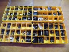 4 Boxes Job Lot Electronic Components Semiconductors Transistors Ics etc 2.9Kg