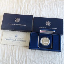 USA 1987 S CONSTITUTION SILVER