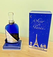 1940s Vintage 'Evening In Paris' Bourjois Perfume Bottle and box
