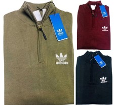 ADIDAS LONG SLEEVE BRAND NEW STYLIST QUARTER ZIP JUMPER