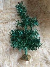 Vintage green tinsel small - green,