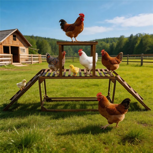 Wooden chick perch - perch, pine