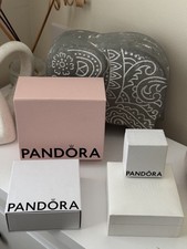 Bundle Of Assorted Pandora Empty Jewellery Gift Boxes Pandora Cases Pink White