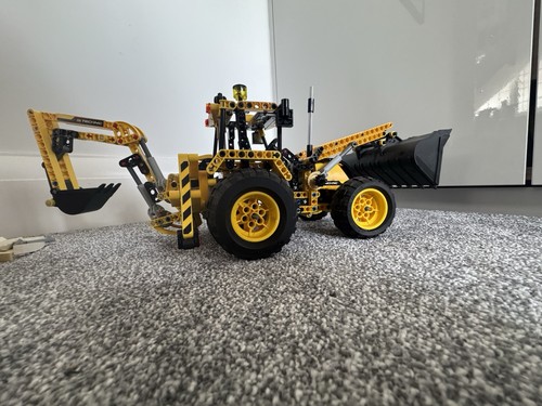 Lego technic backhoe loader - lego,