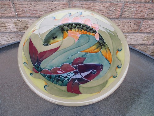 Moorcroft carp pattern - moorcroft,
