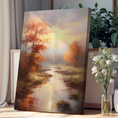Landscape impressionism canvas - landscape,