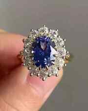 Art Deco 2.3Ct Oval Sapphire