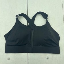 Black Zip Up Front Supportive