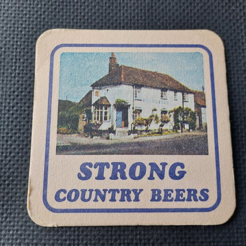 Strongs beer mat - beer, cat