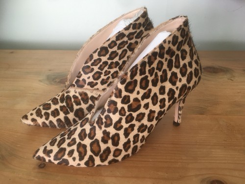 Leopard print pony shoes - leopard,