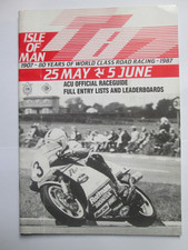ISLE OF MAN TT 1987 ACU OFFICIAL  RACEGUIDE JOEY DUNLOP RVF
