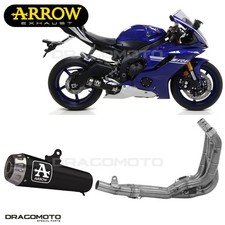 Full exhaust YAMAHA YZF 600 R6 2023 2024 ARROW Nichrom Black PRO-RACE
