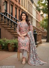Designer Peach Floral Print