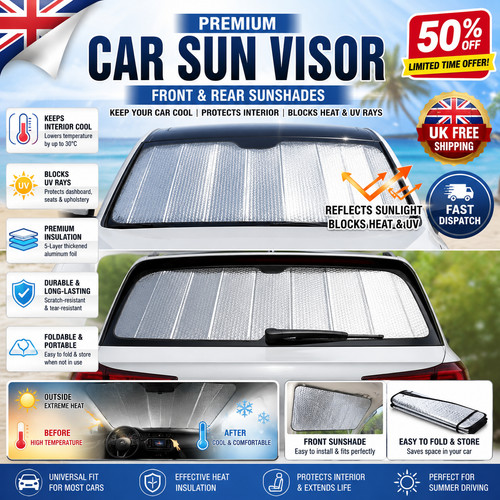 Large windscreen sun shade car - sun,