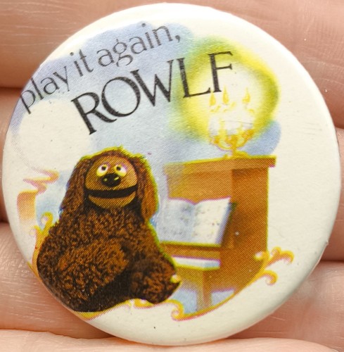 Vintage rowlf muppet show pin - rowlf,