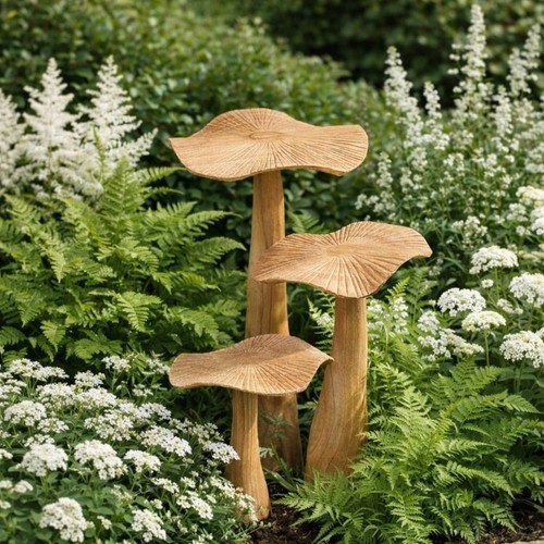 Wooden mushrooms handmade - mushrooms.,