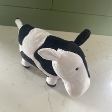 YEO VALLEY BLACK & WHITE COW TEDDY SOFT HUG MASCOT COMFORTER TOY RETIRED RARE