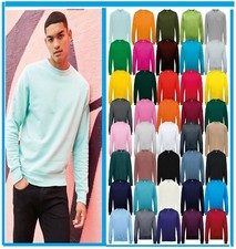  Men's Sweatshirt Crew Neck Casua lAWDis Fashion Sweatshirt Pullover (XS-2XL)