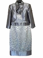 Stunning Zeila Mother of the Bride/Groom/Guest Dress & Jacket Size 44 (UK 14)