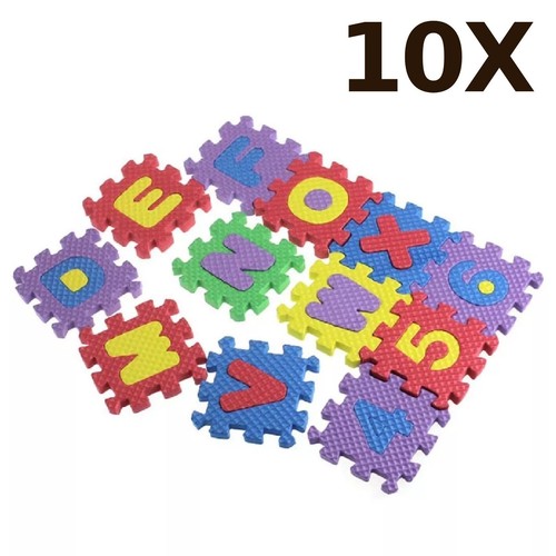 10x 36pc intellectual toy - 10x, foam