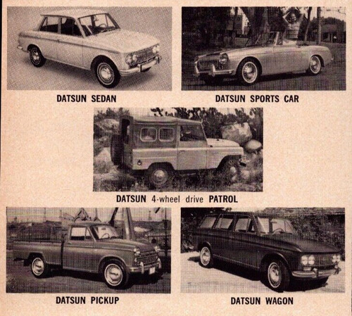 1965 datsun print 320 - ad, truck
