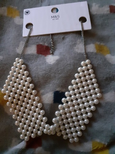 Marks spencer faux pearl - &,