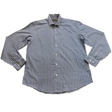 Mens Shirt Size Large Blue and
