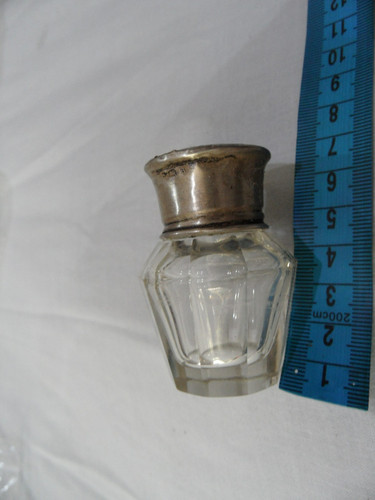 Antique small glass perfume - small,