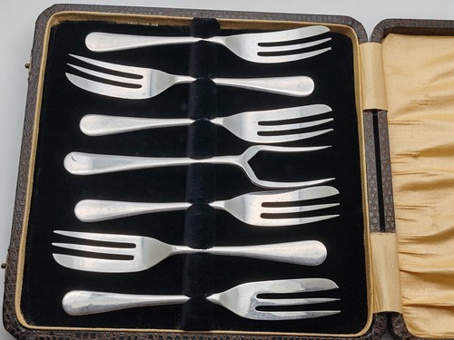 Cased pastry cake forks - cake, &