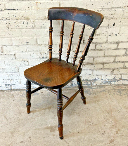 Antique victorian elm beech - antique, &