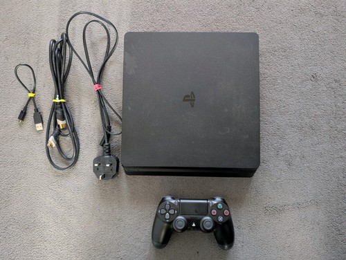 Sony playstation slim black - sony,
