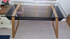 John Lewis Table/Desk With Glass Top