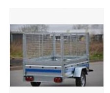 TRAILER 6X4 AL-KO KNOTT SUSPENSION 750KG TIPPING CAR TRAILER CAGE SINGLE AXLE