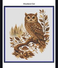 Woodland Owl – Cross Stitch