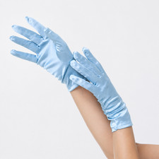 Ladies baby blue - blue, satin
