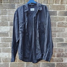 Vintage Black Silk Shirt by Carlo Comberti