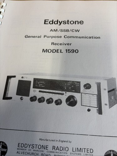 Eddystone 1590 radio receiver - 1590,