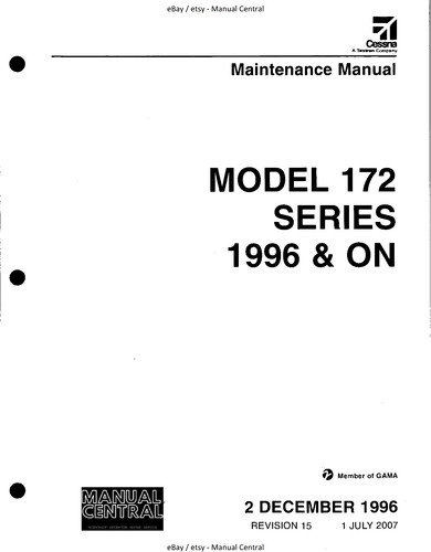 Cessna model 172 - 172,