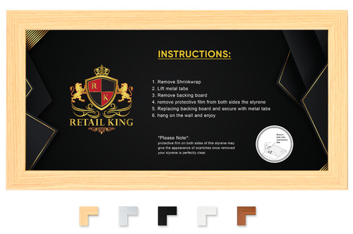 Panoramic size picture frames - size,