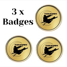 3 x Taekwondo (BU13)  Lapel
