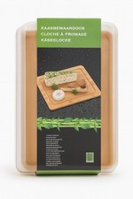 Bamboo Or Stainless steel Butter Dish & Acrylic Lid Kitchen Breakfast Dining