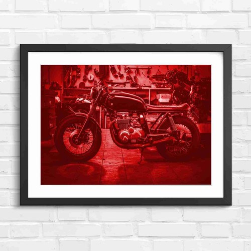Custom vintage motorcycle - custom,