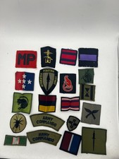 Various Military Cloth Badges