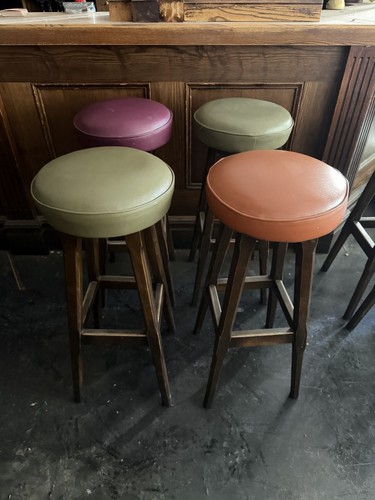 Backless commercial pub bar