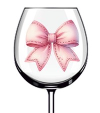 12x Pink Coquette Bow Vinyl