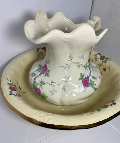 Antique victorian wash basin - basin, &